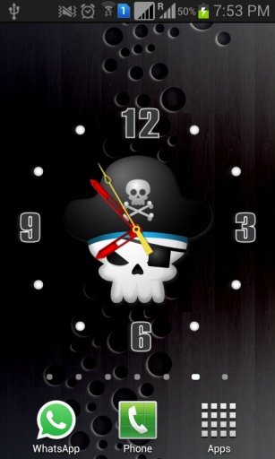 Funny Skull Clock截图3