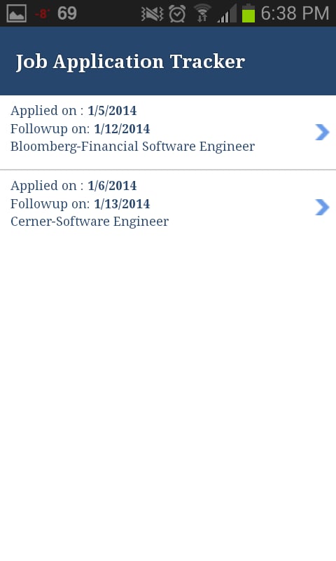 Job Application Tracker截图9
