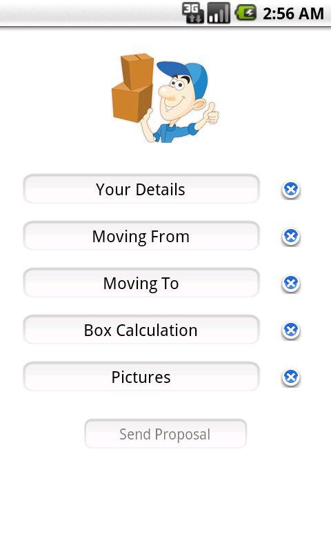 Moving Quote Application截图1