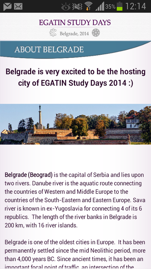 EGATIN Study Days - Belgrade截图5