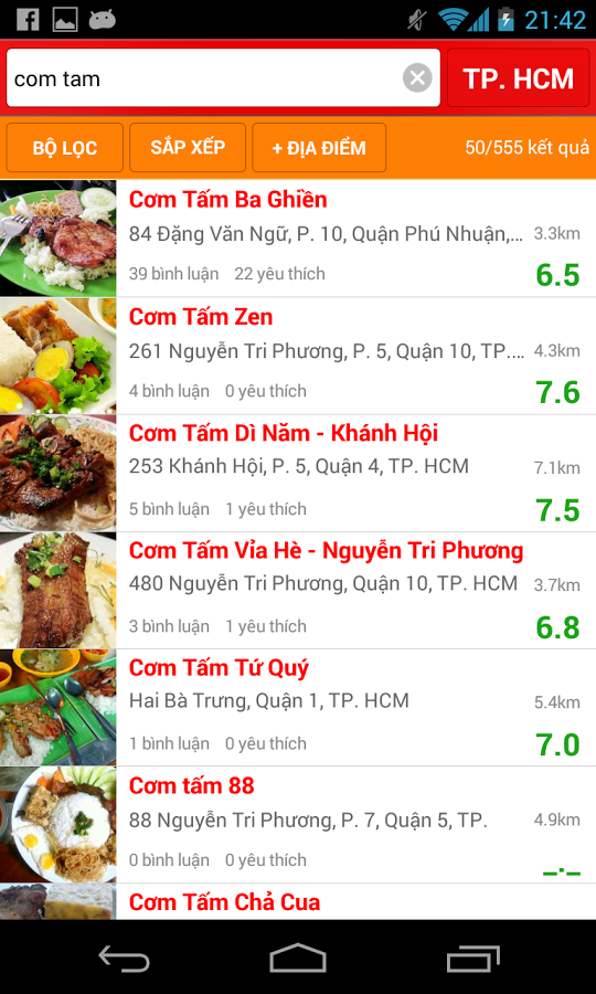 Foody - Restaurants Review VN截图3