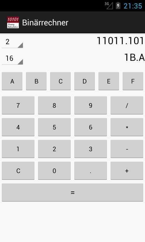 Binary Calculator Light截图4