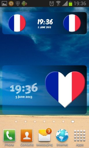 France Digital Clock截图2