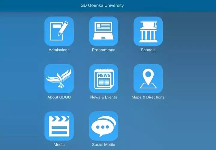 GD Goenka University截图7