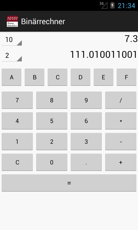 Binary Calculator Light截图8