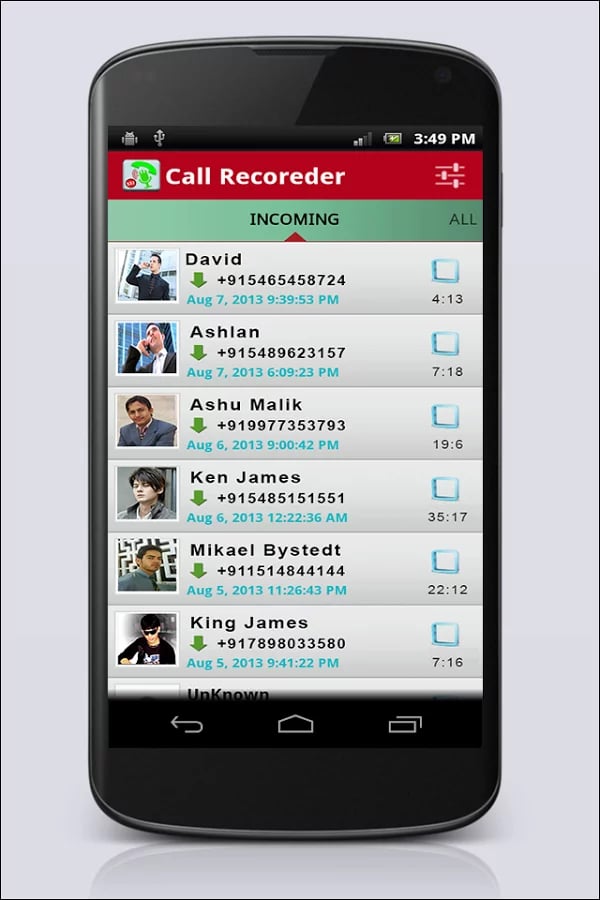 Smart My CallRecorderFree截图8