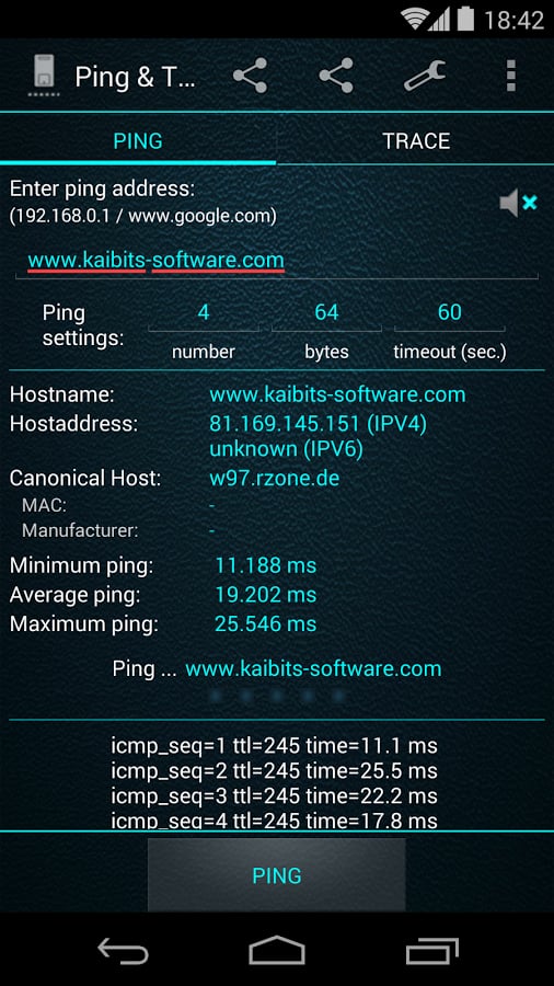 Ping and Trace Pro截图2