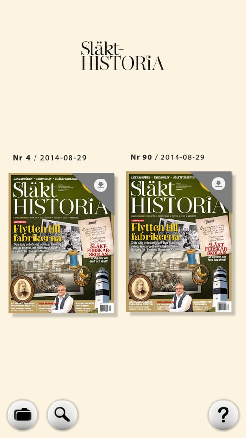 Sl&auml;kthistoria e-tidning截图3