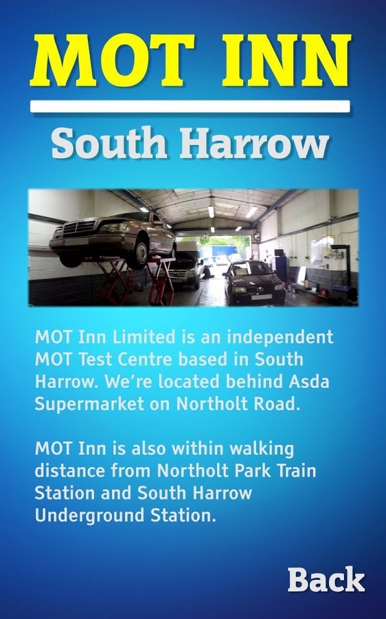 MOT Inn Harrow Car Mechanics截图2