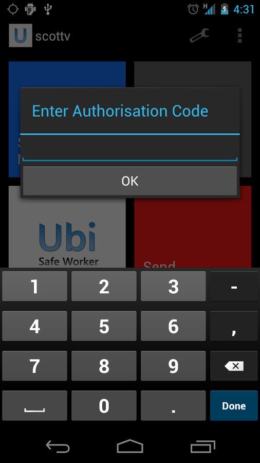 Ubi Safe Worker截图2