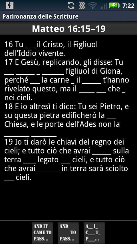 Scripture Mastery App (Ita)截图5