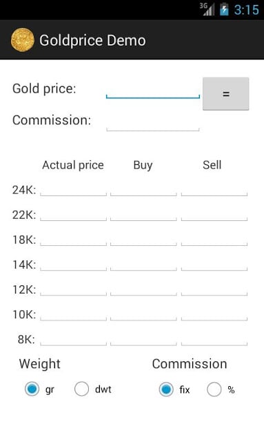 Gold Price Demo截图3