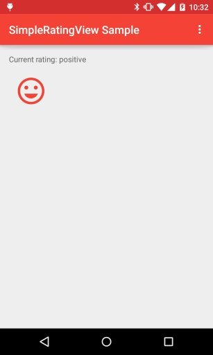 SimpleRatingView Sample截图1