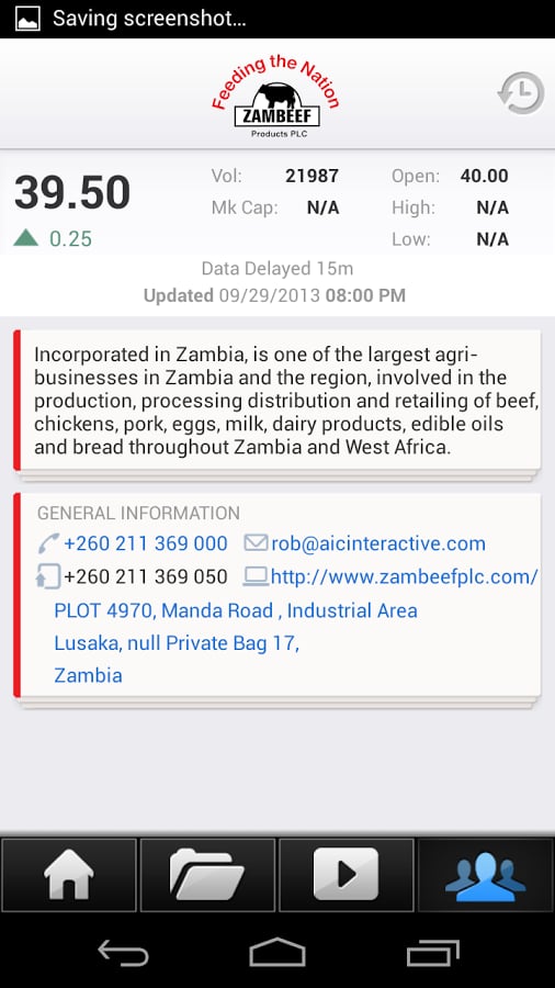 Zambeef Products PLC IR截图3