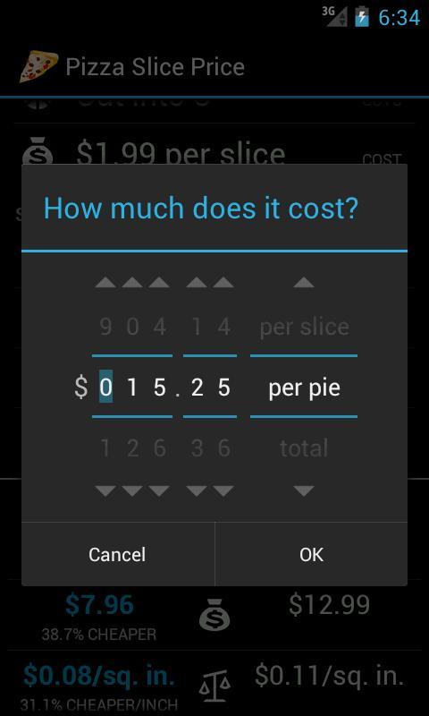 Pizza Slice Price截图4