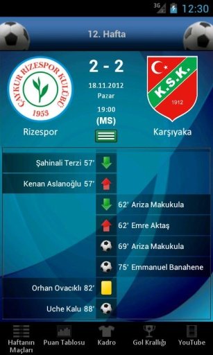 1. Lig Futbol截图11