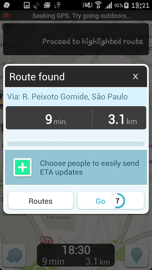 Maps to Waze截图2