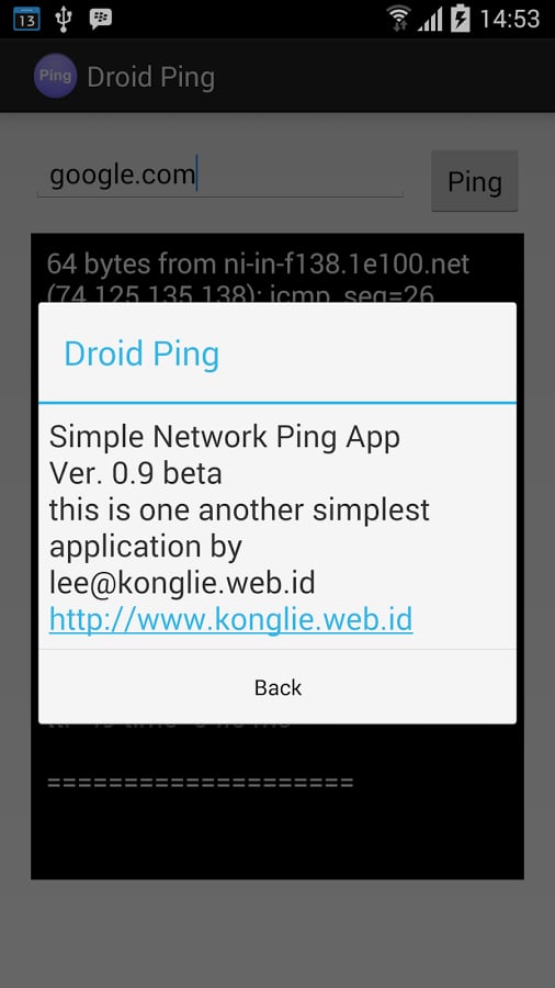 Droid Ping截图1