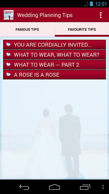 Wedding Planning Tips截图1