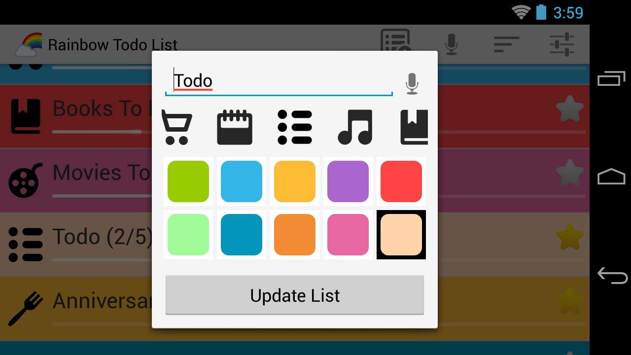Rainbow Todo List截图10