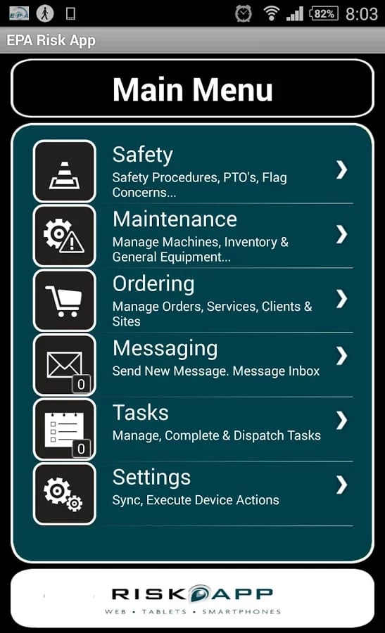 EPA Risk App - Locked截图3