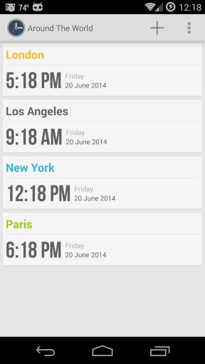 Around The World - World Clock截图1