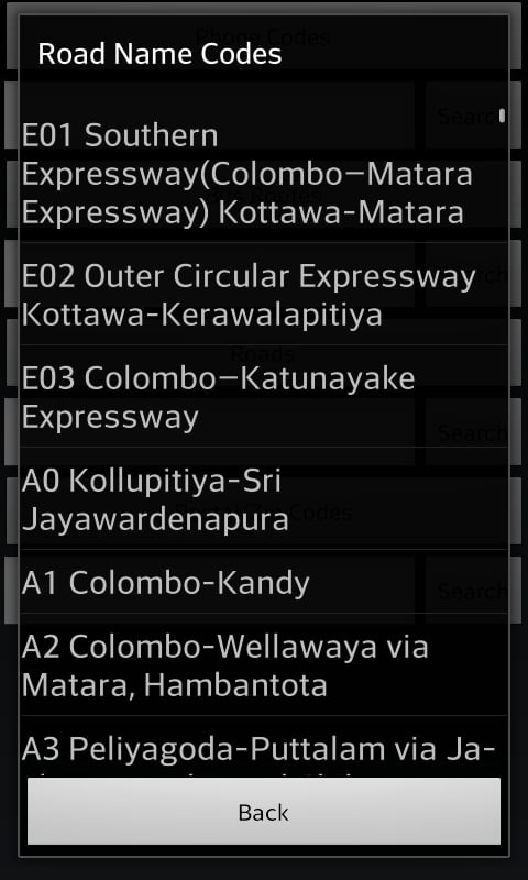 Sri Lanka Codes Telephones roads routs截图9