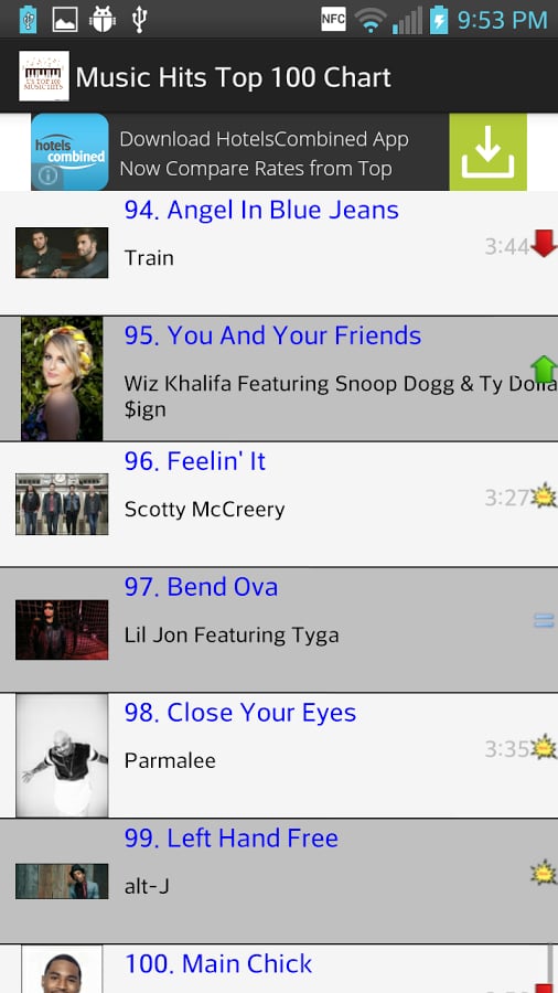 Music Hits Top 100 Chart截图1