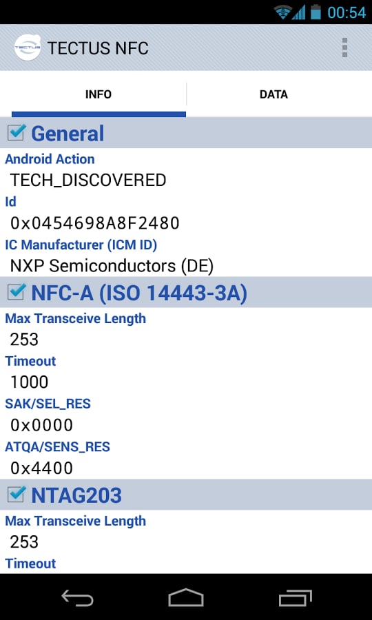 TECTUS NFC截图1