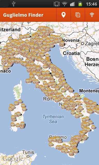 Guglielmo HotSpot Finder截图3