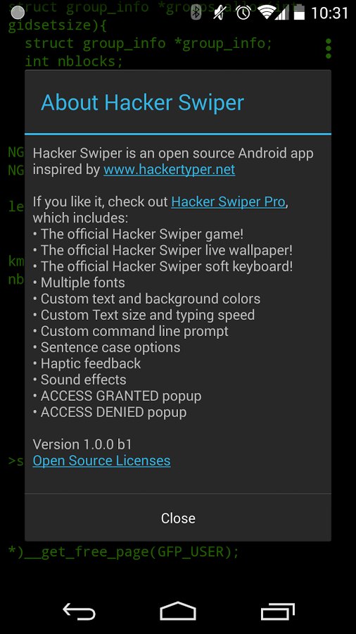 黑客输入:Hacker Swiper截图4