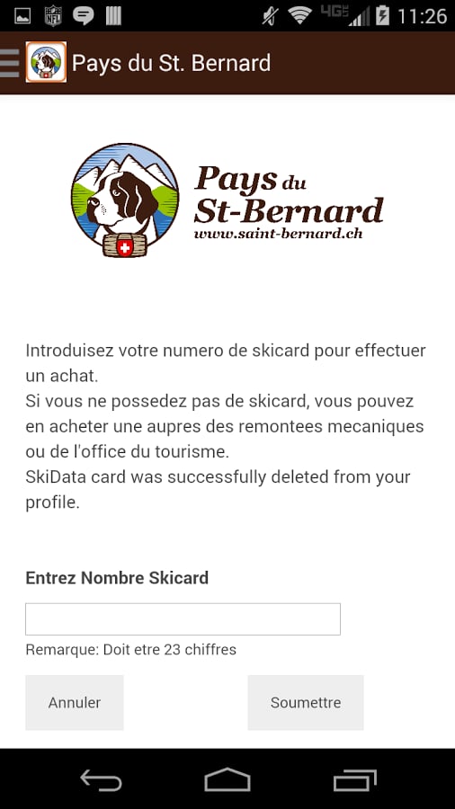 Pays Du St. Bernard截图1