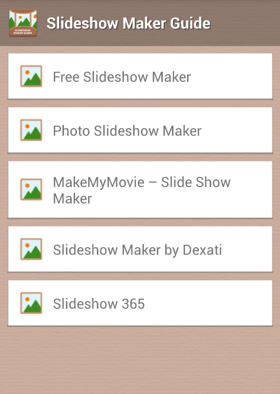 Slideshow Maker Guide截图2