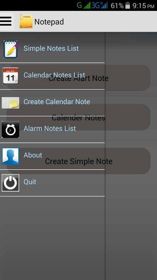 Notepad with alarm alert截图11