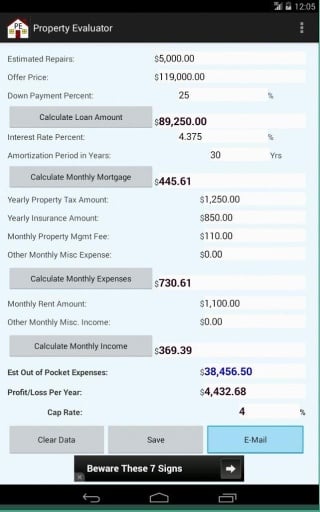 Property Evaluator截图1