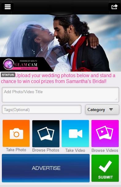 Samantha's Bridal Glam Cam App截图2