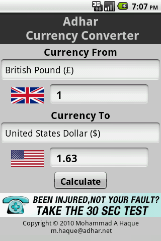 Adhar Currency Converter截图3