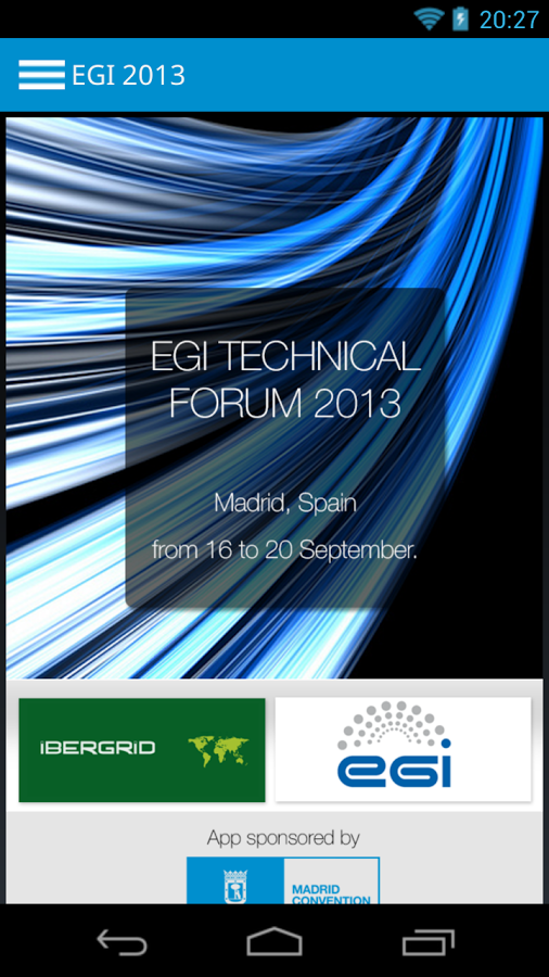 EGI Technical Forum 2013截图1