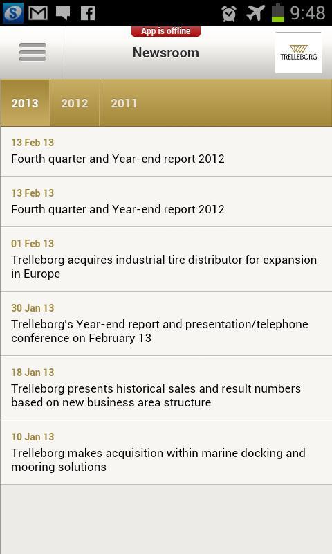 Trelleborg IR截图3