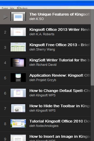 Kingsoft Writer Tutorial截图2