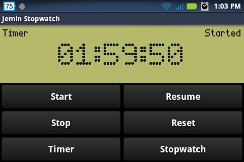 Jemin Stopwatch截图5