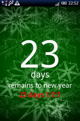 New Year Countdown Widget Ex截图2