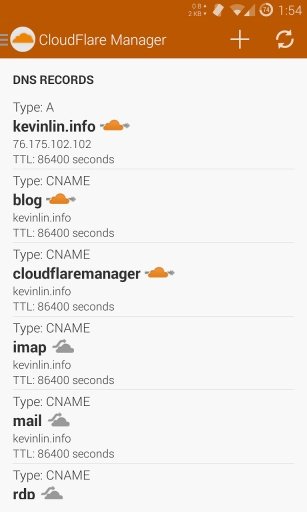 Mobile Manager for CloudFlare Free截图1