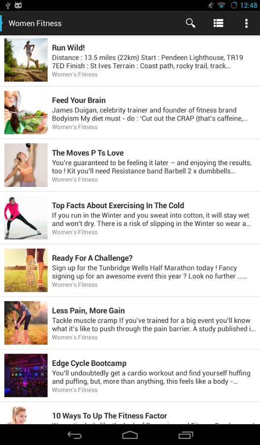 Women Fitness - Reader截图1