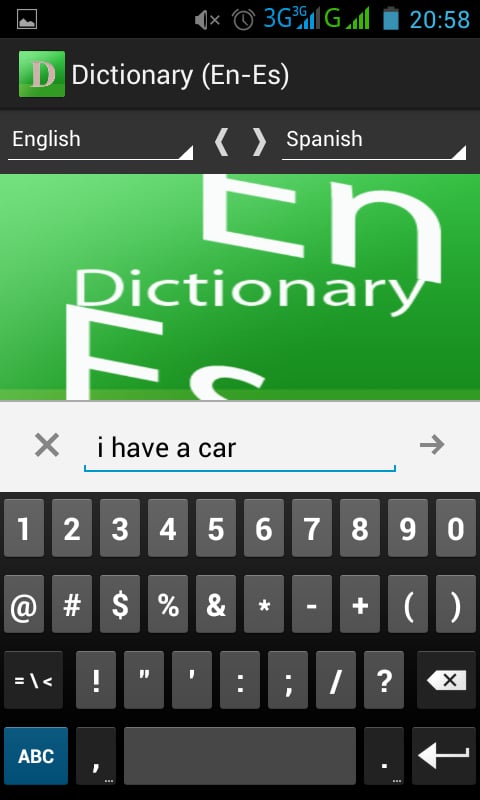 Dictionary (En-Es)截图2