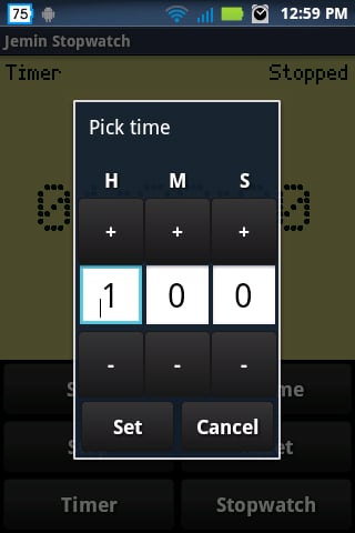 Jemin Stopwatch截图3