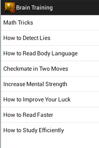 Brain Training | Android截图1