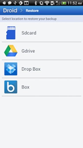 Droid Backup & Share截图1