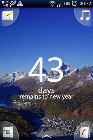 New Year Countdown Widget Ex截图1