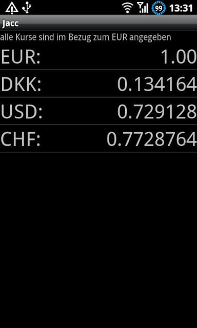 Jacc Currency Converter截图2